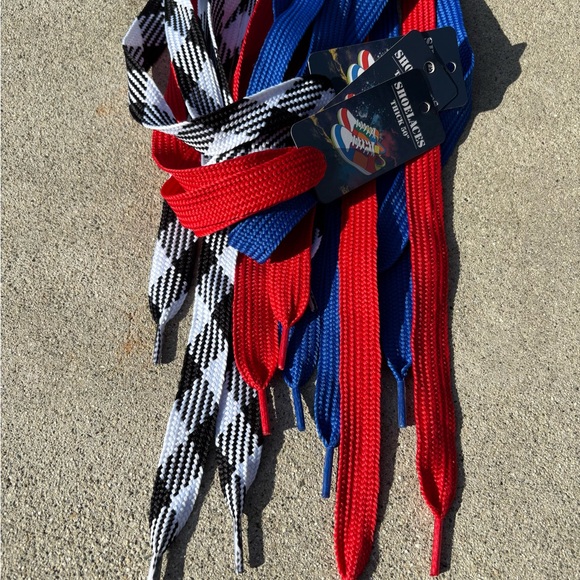 Wide Fat Shoe Laces Set of 3 - Picture 4 of 5